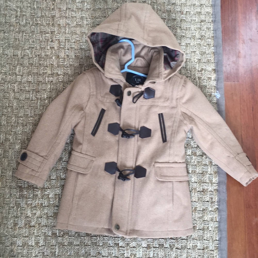 Toddler boys peacoat- adorable and never worn.